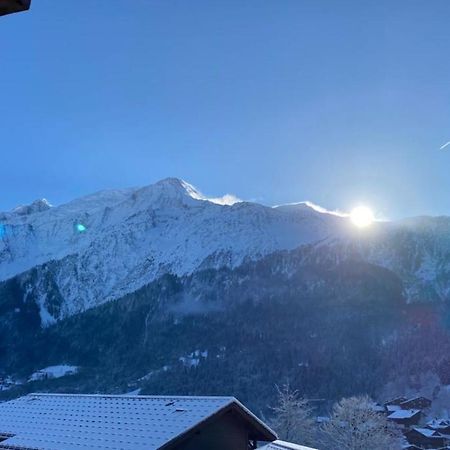 Vue Des "Chavants" Studio 20 M With Balcony Les Houches Luaran gambar