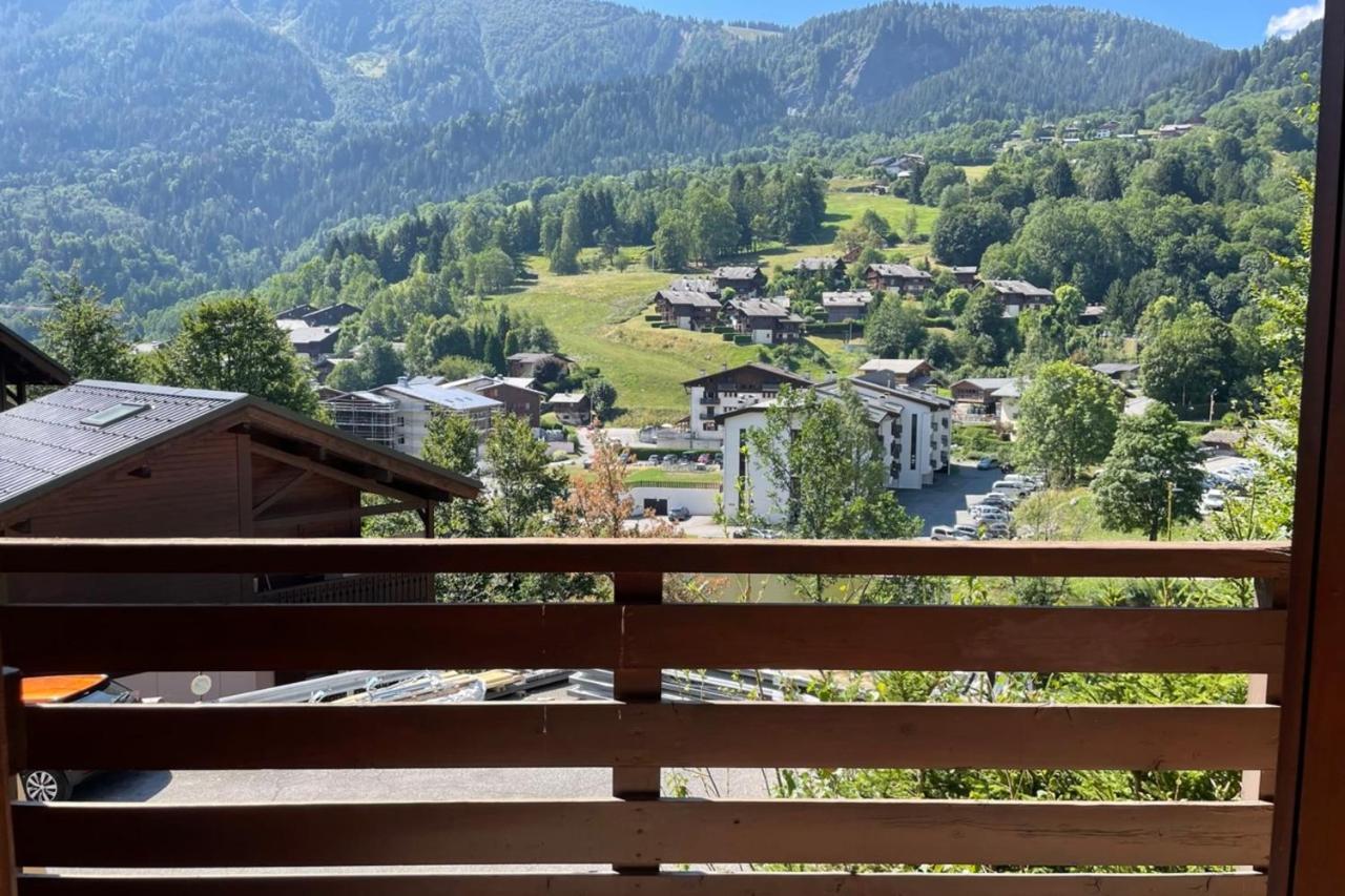 Vue Des "Chavants" Studio 20 M With Balcony Les Houches Luaran gambar